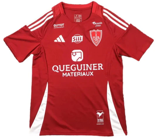 Stade Brestois Camiseta 2024 2025 Casa Roja - Camiseta Stade Brestois | 7camisetas