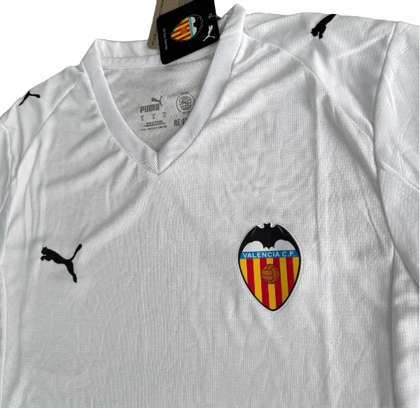 Valencia CF Camiseta 2025 2026 Casa Blanca - Camiseta La Liga Valencia CF | 7camisetas