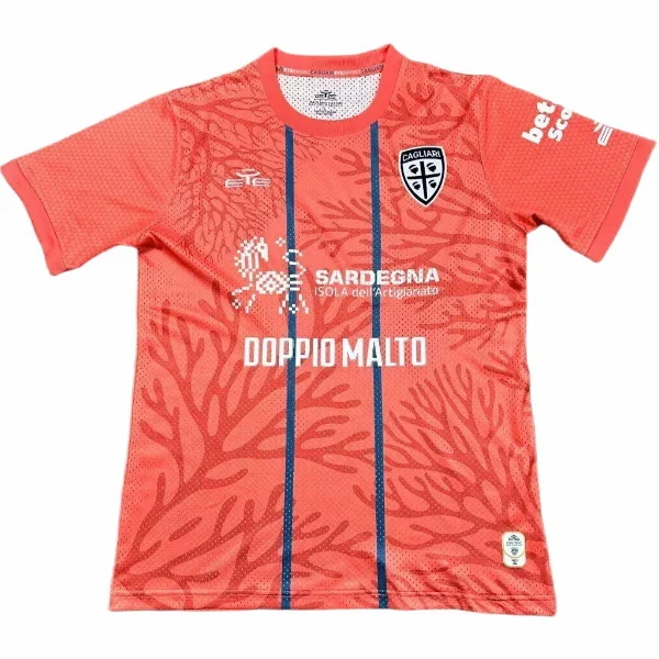 Cagliari Calcio Camiseta 2025 2026 cuarta Naranja - Camiseta Serie A Cagliari Calcio | 7camisetas