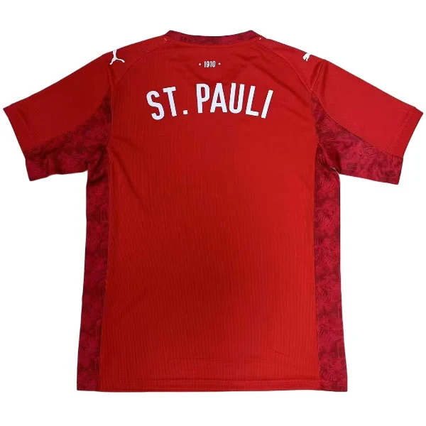 FC St. Pauli Camiseta 2025 2026 cuarta Roja - Camiseta Fc St Pauli | 7camisetas