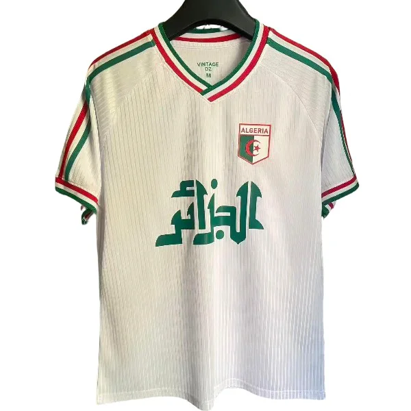Tailandia Especial Camiseta Argelia 2026 Blanco I Verde Argelia Camiseta 2026 Especial Blanca - Camiseta Argelia | 7camisetas