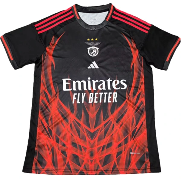 Tailandia Especial Camiseta Benfica 2024 2025 Negro Rojo SL Benfica Camiseta 2024 2025 Especial Negra | 7camisetas