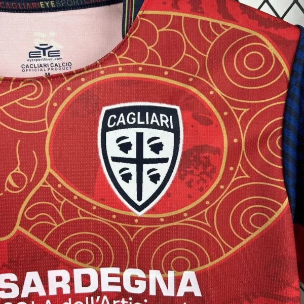 Cagliari Calcio Camiseta 2025 2026 Especial Roja - Camiseta Serie A Cagliari Calcio | 7camisetas