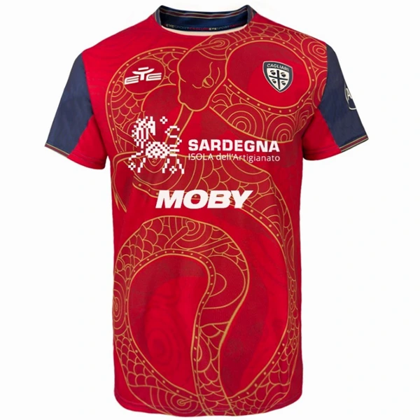 Tailandia Especial Camiseta Cagliari 2025 2026 Rojo Cagliari Calcio Camiseta 2025 2026 Especial Roja - Camiseta Serie A Cagliari Calcio | 7camisetas