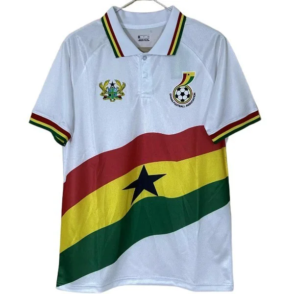 Tailandia Especial Camiseta Ghana 2026 Blanco Rojo Verde Ghana Camiseta 2026 Especial Blanca - Camiseta Ghana Mundial 2026 | 7camisetas