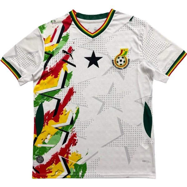Tailandia Especial Camiseta Ghana 2026 Blanco Verde Ghana Camiseta 2026 Especial Blanca - Camiseta Ghana Mundial 2026 | 7camisetas