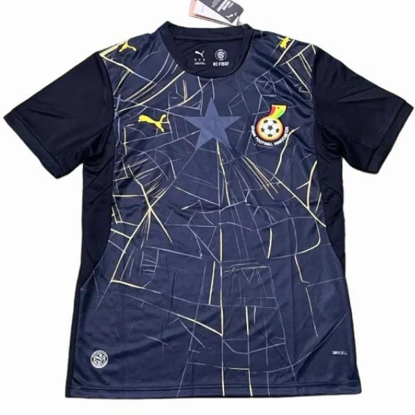 Tailandia Especial Camiseta Ghana 2026 Negro Gris Ghana Camiseta 2026 Especial Negra - Camiseta Ghana Mundial 2026 | 7camisetas
