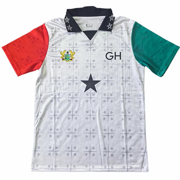 Tailandia Especial Camiseta Ghana 2026 Rojo Blanco Verde Ghana Camiseta 2026 Especial Roja - Camiseta Ghana Mundial 2026 | 7camisetas