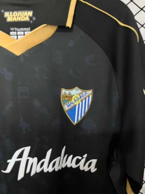 Málaga CF Camiseta 2026 2027 Especial Negra - Camiseta Málaga Cf Barata Niños | 7camisetas