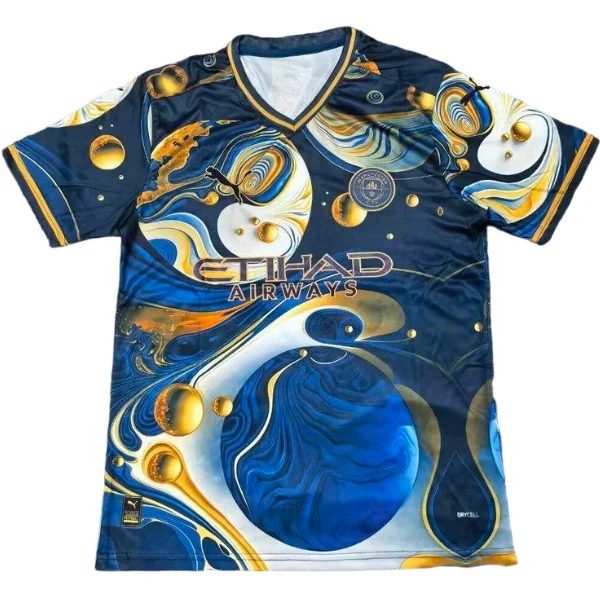 Tailandia Especial Camiseta Manchester City 2025 2026 Azul Manchester City Camiseta 2025 2026 Especial Azul - Camiseta Manchester City | 7camisetas