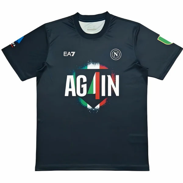SSC Napoli Camiseta 2025 Especial Negra - Camiseta Serie A SSC Napoli | 7camisetas