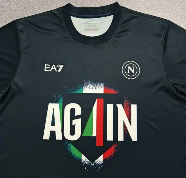 SSC Napoli Camiseta 2025 Especial Negra - Camiseta Serie A SSC Napoli | 7camisetas