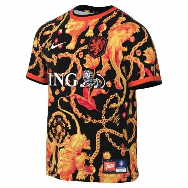 Tailandia Especial Camiseta Países Bajos 2026 Naranja Negro Países Bajos Camiseta 2026 Especial Naranja - Camiseta Países Bajos 2026 | 7camisetas