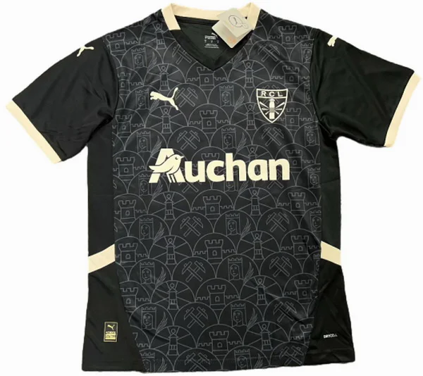 RC Lens Camiseta 2024 2025 Especial Negra - Camiseta Rc Lens | 7camisetas