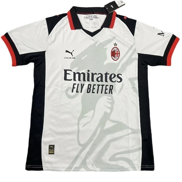 Tailandia Portero Camiseta AC Milan 2025 2026 Blanco AC Milan Camiseta 2025 2026 Portero Blanca - Camiseta Ac Milan | 7camisetas