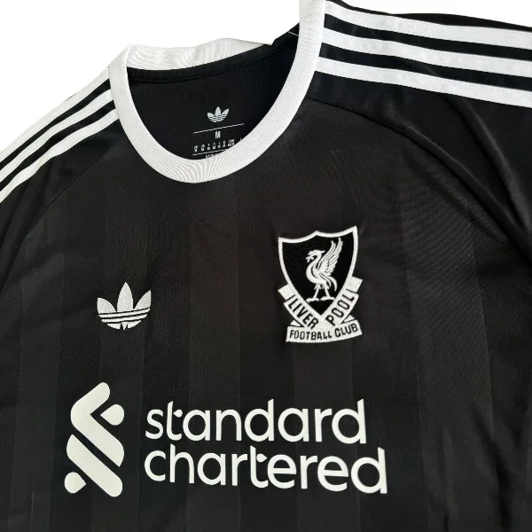 Liverpool Camiseta 2025 2026 Portero Negra - Camiseta Liverpool | 7camisetas