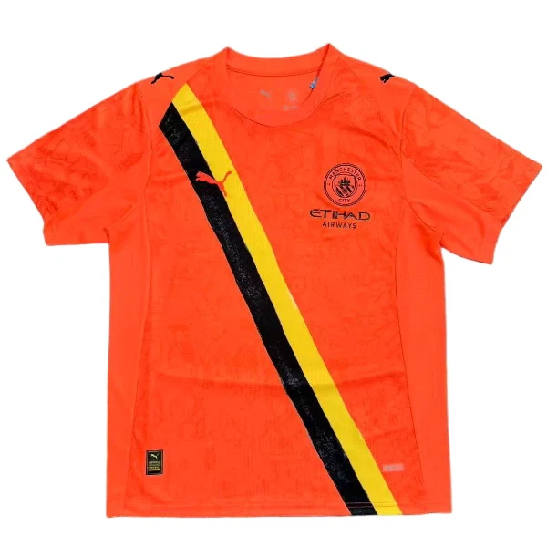 Manchester City Camiseta 2025 2026 Portero Naranja - Camiseta Manchester City | 7camisetas