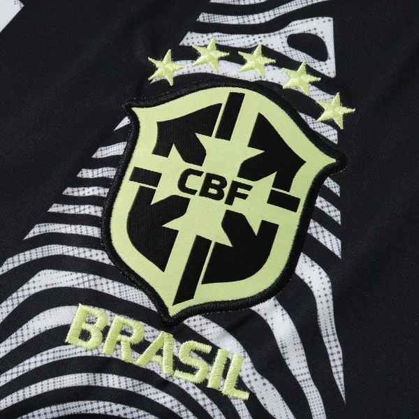 Brasil Camiseta 2026 Portero Negra - Camiseta Brasil | 7camisetas