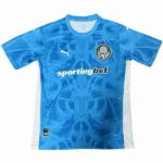 SE Palmeiras Camiseta 2025 2026 Portero Azul - Camiseta Kidsuper X Se Palmeiras Graphic Masculina | 7camisetas