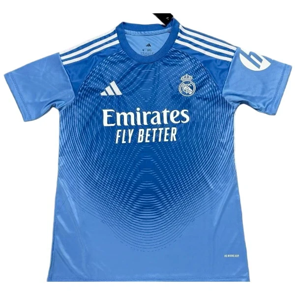 Real Madrid Camiseta 2025 2026 Portero Azul - Camiseta Real Madrid | 7camisetas