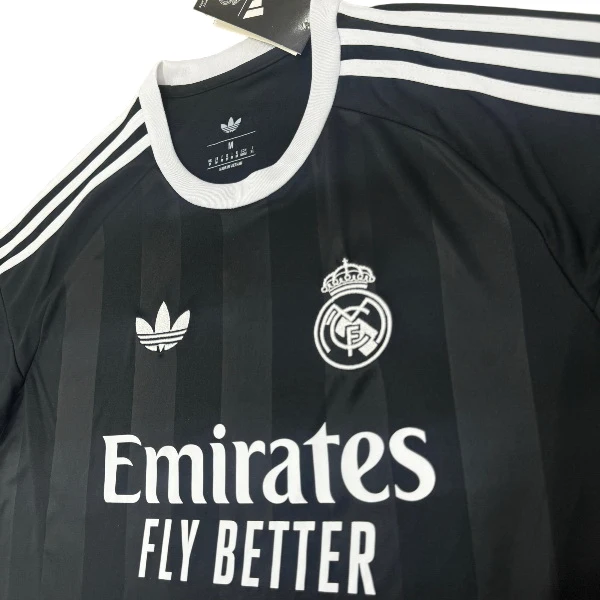 Real Madrid Camiseta 2025 2026 Portero Negra - Camiseta Real Madrid | 7camisetas