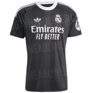 Real Madrid Camiseta 2025 2026 Portero Negra - Camiseta Real Madrid | 7camisetas
