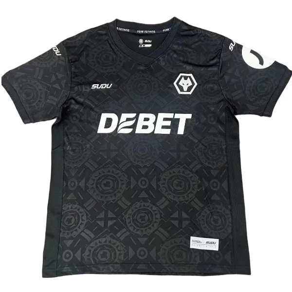 Wolves FC Camiseta 2025 2026 Portero Negra | 7camisetas