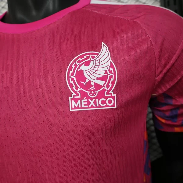 México Camiseta Edición Jugadores 2026 Portero Rosa - Camiseta Selección México | 7camisetas