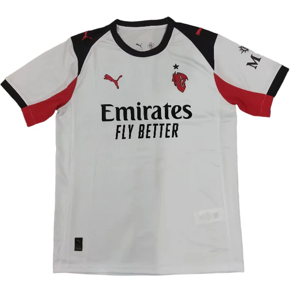 AC Milan Camiseta 2025 2026 Segunda Blanca - Camiseta Ac Milan | 7camisetas