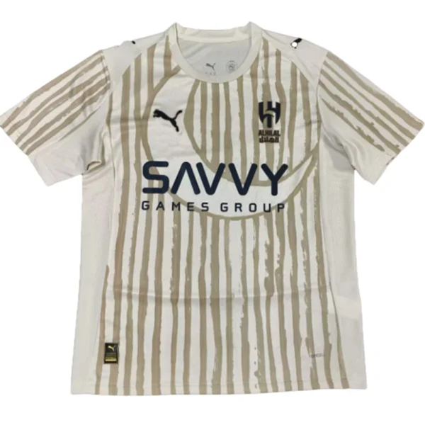 Tailandia Segunda Camiseta Al Hilal Saudi FC 2025 2026 Amarillo Al Hilal Saudi Camiseta 2025 2026 Segunda Amarilla - Al Hilal Saudi Football Club Camiseta | 7camisetas