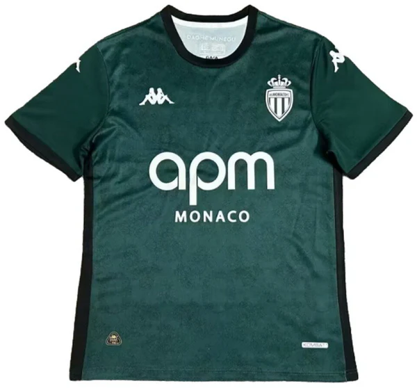 AS Monaco Camiseta 2024 2025 Segunda Verde - Camiseta As Monaco | 7camisetas