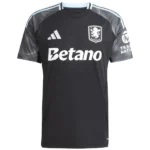 Aston Villa Camiseta 2025 2026 Segunda Negra - Camiseta Aston Villa | 7camisetas