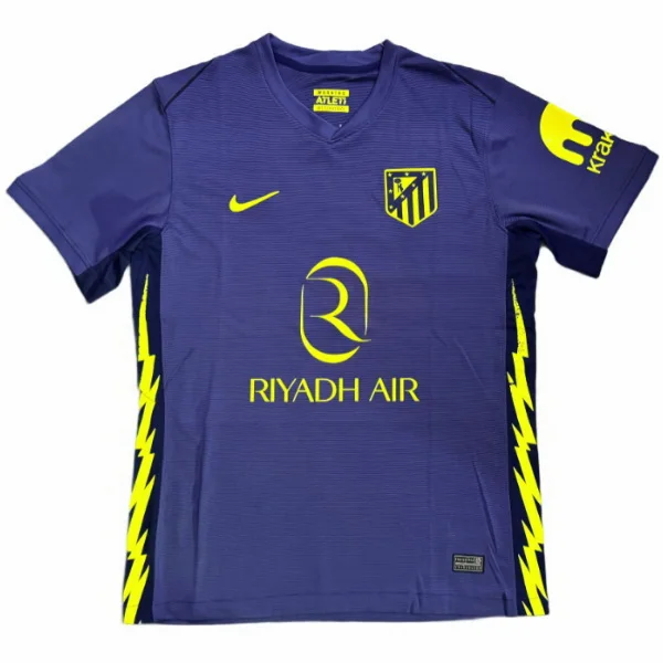 Atlético Madrid Camiseta 2025 2026 Segunda Púrpura - Camiseta Atlético Madrid | 7camisetas