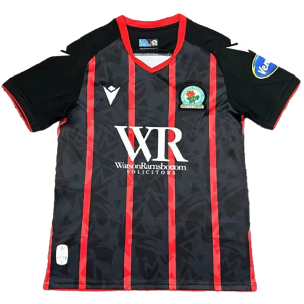 Blackburn Rovers Camiseta 2024 2025 Segunda Negra - Camiseta Blackburn Rovers | 7camisetas