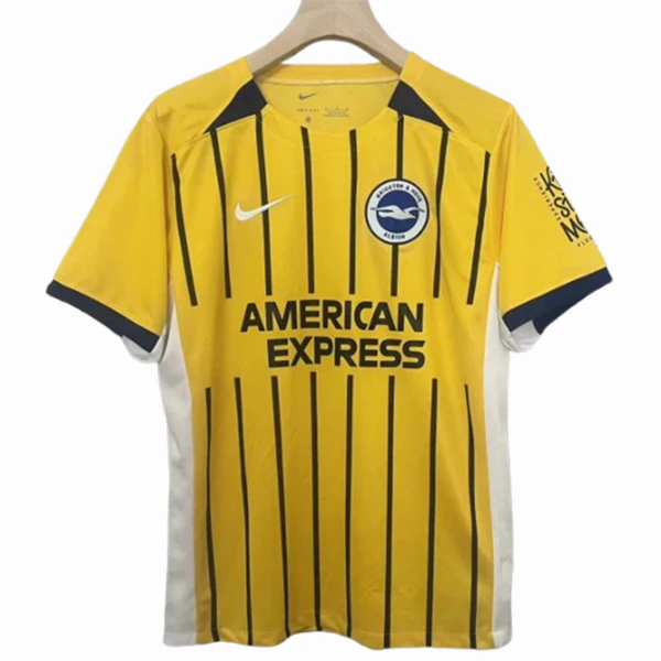 Brighton & Hove Albion Camiseta 2024 2025 Segunda Amarilla - Camiseta Brighton & Hove Albion | 7camisetas