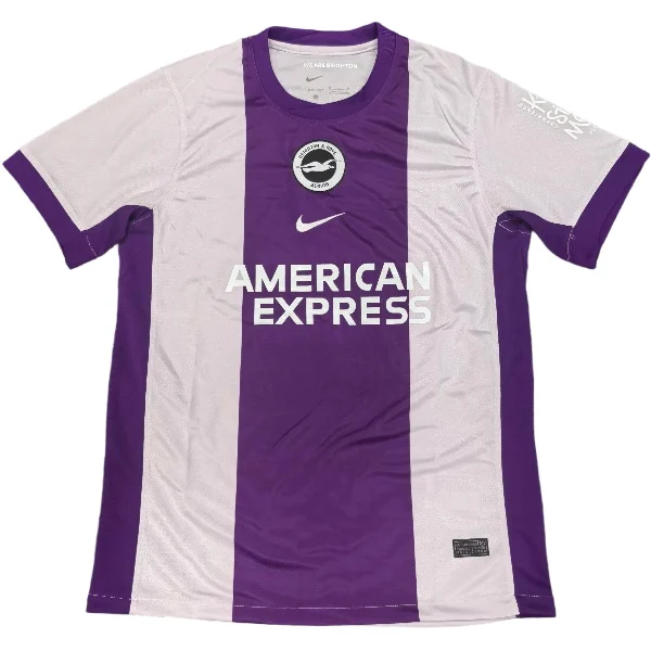 Brighton & Hove Albion Camiseta 2025 2026 Segunda Púrpura - Camiseta Brighton & Hove Albion | 7camisetas