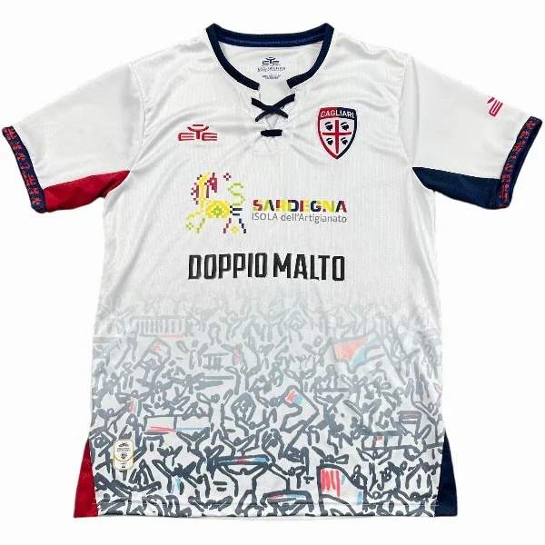 Cagliari Calcio Camiseta 2025 2026 Segunda Blanca - Camiseta Serie A Cagliari Calcio | 7camisetas