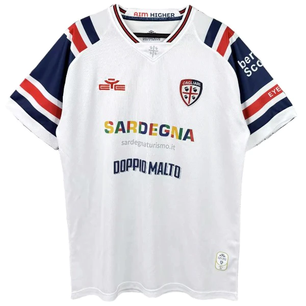 Cagliari Calcio Camiseta 2026 2027 Segunda Blanca - Camiseta Serie A Cagliari Calcio | 7camisetas