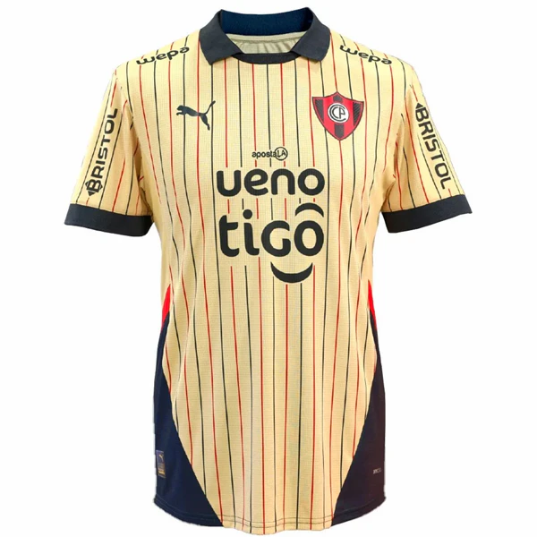 Tailandia Segunda Camiseta Cerro Porteño 2025 2026 Amarillo Club Cerro Porteño Camiseta 2025 2026 Segunda Amarilla - Camiseta Club Cerro Porteño | 7camisetas