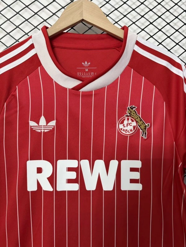 FC Colonia Camiseta 2026 2027 Segunda Roja - Camiseta Bundesliga FC Colonia | 7camisetas