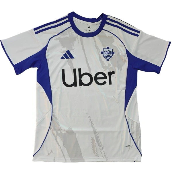 Como 1907 Camiseta 2025 2026 Segunda Blanca - Camiseta Serie A Como 1907 | 7camisetas