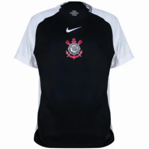 Corinthians Paulista Camiseta 2025 2026 Segunda Negra | 7camisetas