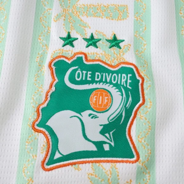 Costa De Marfil Camiseta 2026 Segunda Blanca - Camiseta Costa De Marfil Mundial 2026 | 7camisetas