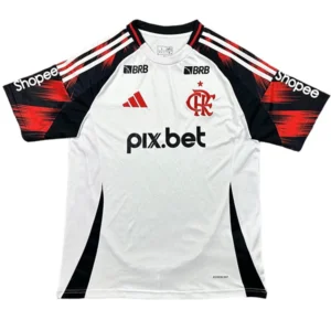 Flamengo Camiseta 2025 2026 Segunda Blanca - Camiseta Flamengo | 7camisetas