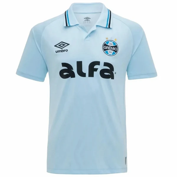 Tailandia Segunda Camiseta Grêmio FBPA 2025 2026 Azul Grêmio FBPA Camiseta 2025 2026 Segunda Azul - Camiseta Grêmio FBPA | 7camisetas