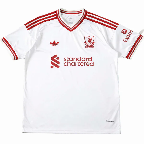 Liverpool Camiseta 2026 2027 Segunda Blanca - Camiseta Liverpool | 7camisetas