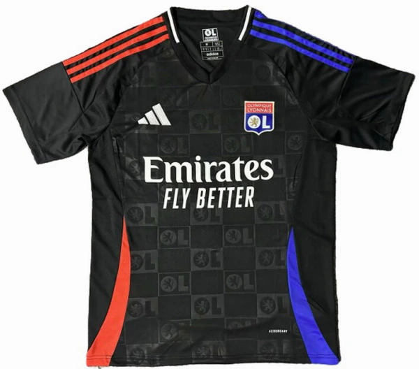 Lyon Camiseta 2024 2025 Segunda Negra - Camiseta Lyon | 7camisetas