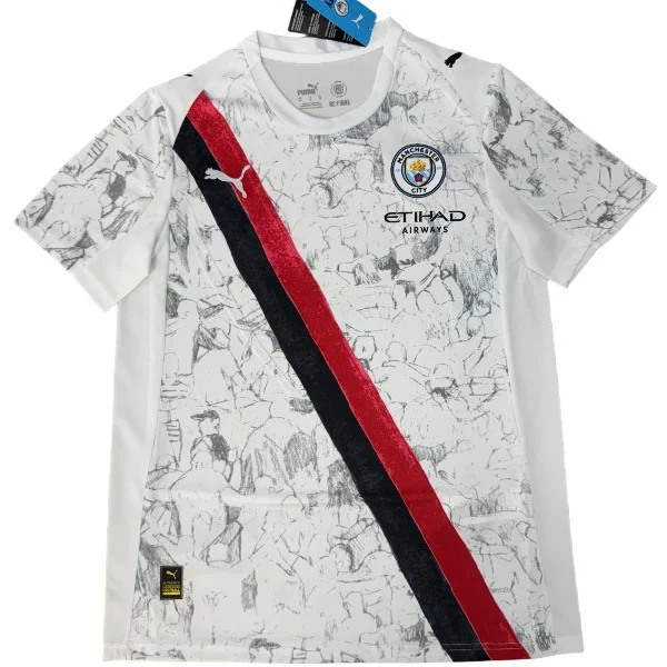 Manchester City Camiseta 2025 2026 Segunda Blanca - Camiseta Manchester City | 7camisetas