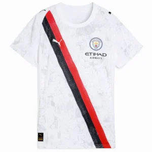 Manchester City Camiseta 2025 2026 Segunda Blanca - Camiseta Manchester City | 7camisetas