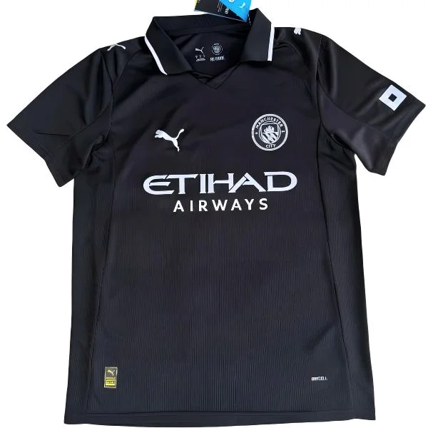 Manchester City Camiseta 2025 2026 Segunda Negra - Camiseta Manchester City | 7camisetas